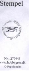 Stempel Velkommen til verden 279945