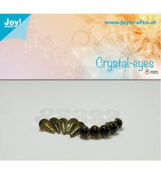 Crystal Eye Beige 14 mm 10 stk 6300/0604