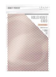 Craft Perfect 5 Ark 280gsm Rose Gold Triangles