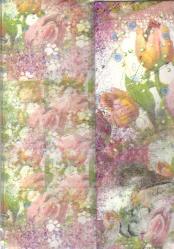 IBIS Scrap karton 30,5 x 30,5 Bubbling Tulips