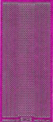 Stickers Glitter purpur farve7034