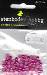 Halve Perler Cherise 4mm