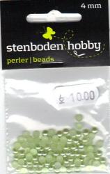 Halve Perler Lime 4mm