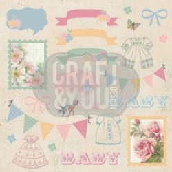 Craft & You Karton 30,48 x 30,48 CP-HB07