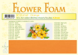 Leane Flower Foam 25.4162 Orange