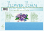 Leane Flower Foam A4 25.4285 Summer Blue