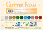 Leane Glitter Foam 25.5244 Antiquie Gold