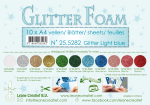 Leane Glitter Foam 25.5282 Ligth Blue