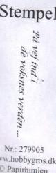 Stempel P vej ind i 279905