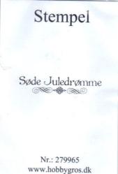 Stempel Sde Juledrmme 279965