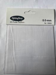 Foam Pude 5 x 5 mm 0,5