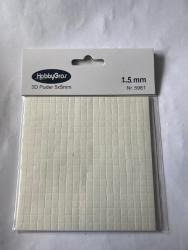 Foam Pude 5 x 5 mm 1,5mm