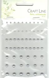 Halv Perler 3-7 mm Hvid