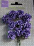 Papirblomster 10 stk Dark Lavendel RB2261