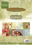 Vintage Christmas paper blok A5 PK9097