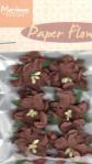 Papir Blomster Brun RB2230