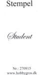 Stempel Student 270915