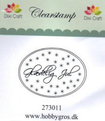 Clear stamp gldelig jul 273011