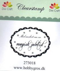 Clear stamp med nske om en 273018