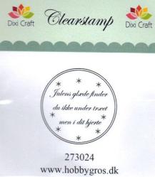 Clear stamp julens glder 273024