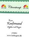 Stempel Kre Konfirmand 270991