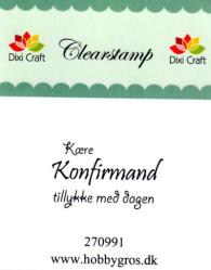Stempel Kre Konfirmand 270991
