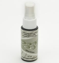 Psst Watercolor Spray Olive Green
